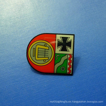 Pin de solapa de impresión con desplazamiento, insignia organizativa (GZHY-OP-021)